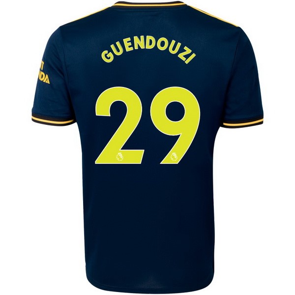 Camiseta Arsenal NO.29 Guendouzi Tercera equipo 2019-20 Azul